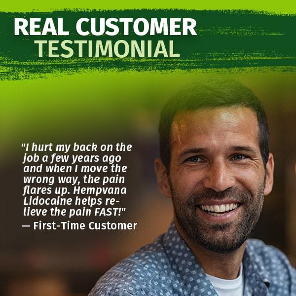 Real Customer Testimonial, man in blue button down shirt smiling. 