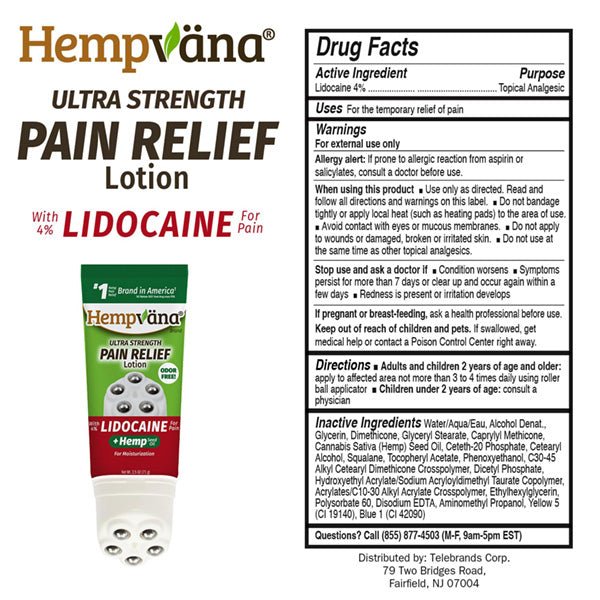 Rollerball Lidocaine Pain Relief Lotion