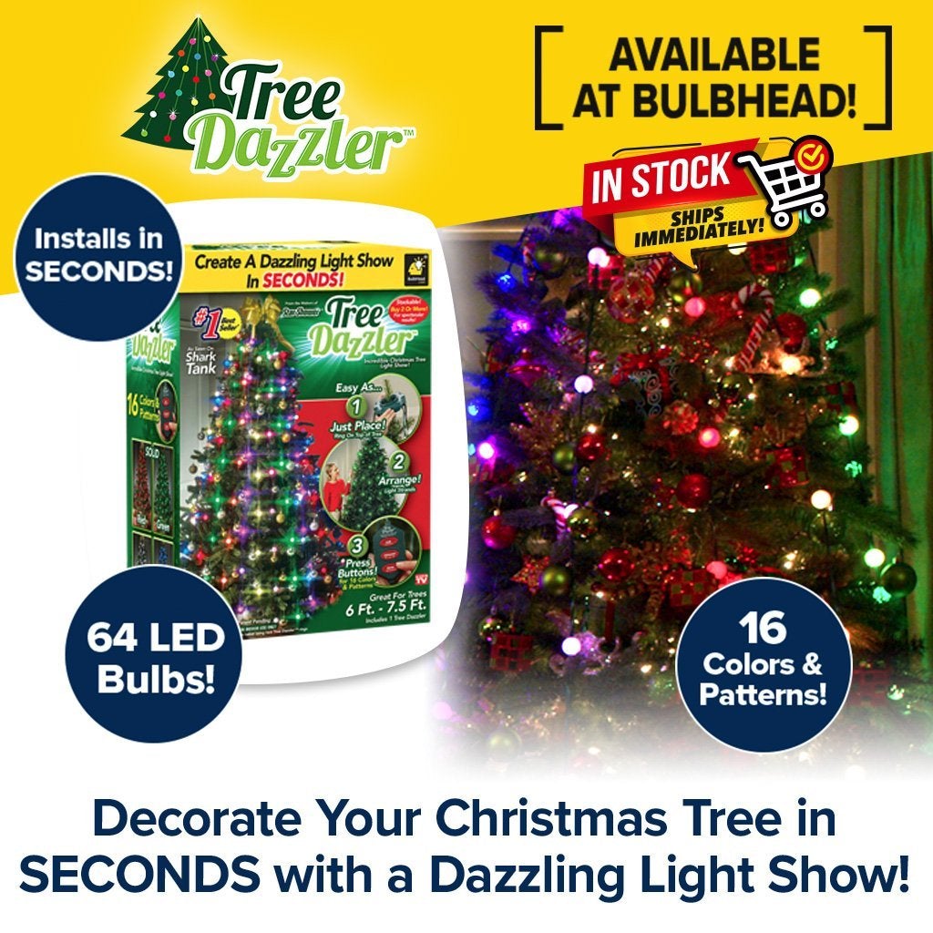 Tree Dazzler Christmas Tree Lights for a Christmas Tree Light Show