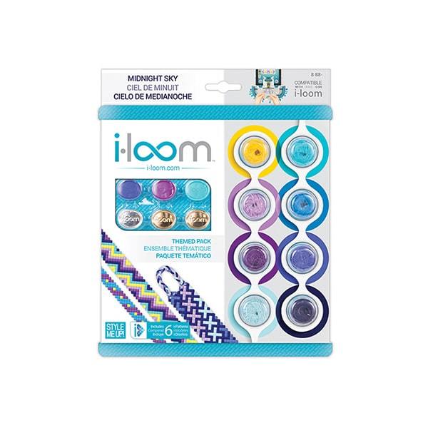 I-Loom packaging for Midnight Sky color set isolated on white background.