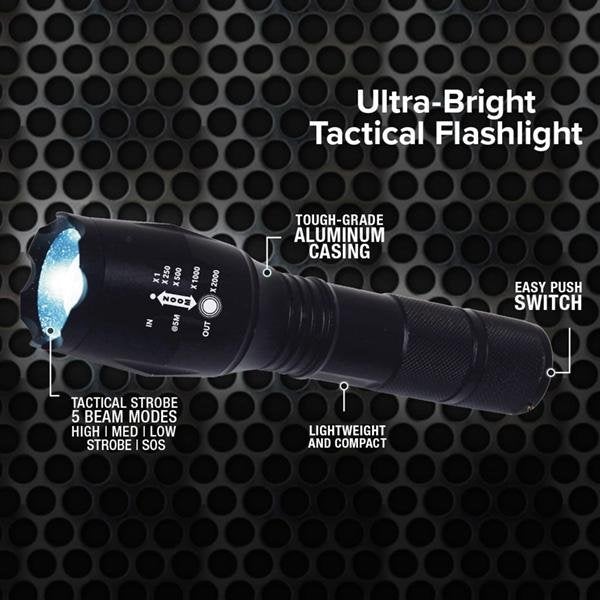 Atomic Beam Zoomable Flashlight
