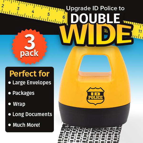 ID Police Double Wide - 3 Pack