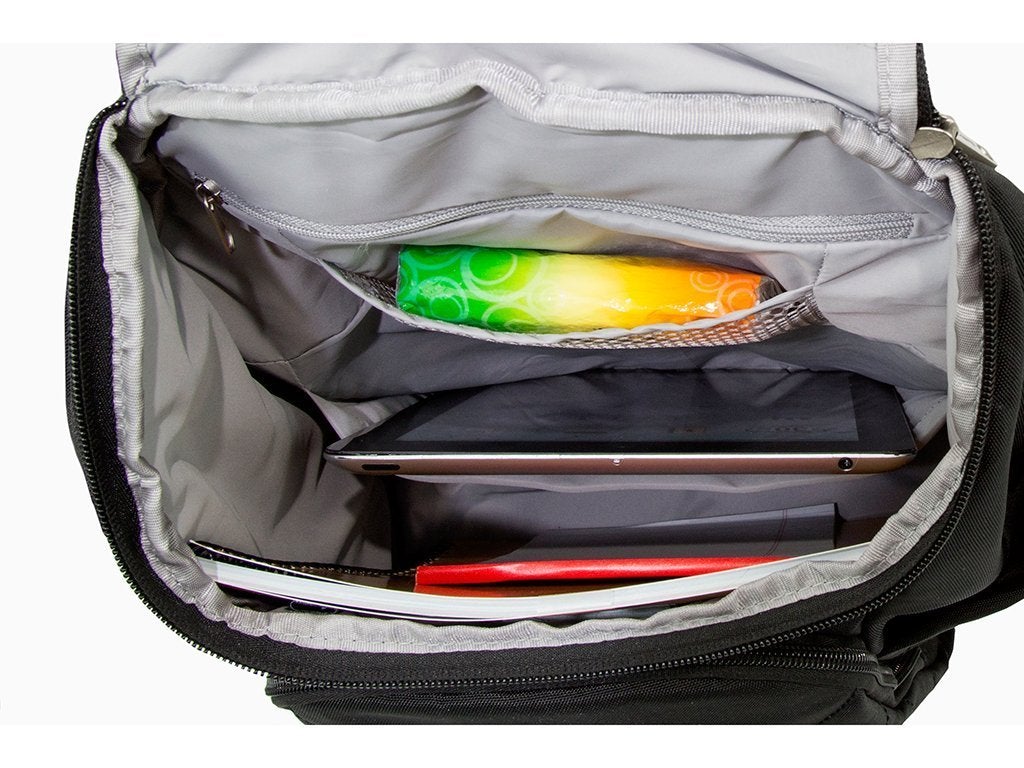 Interior of Travelon Anti-Theft Classic Backpack