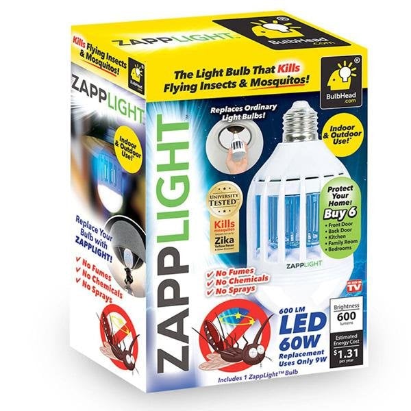 ZappLight packaging isolated on white background