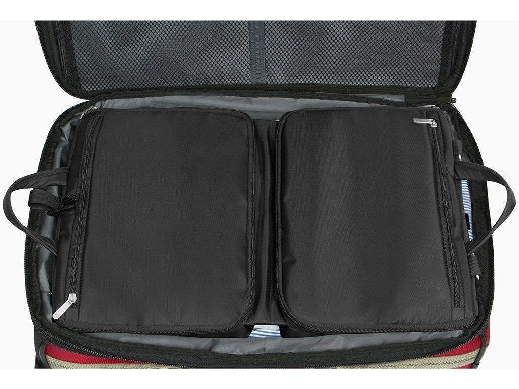 Two Travelon Total Toiletry Kits laid in suitcase
